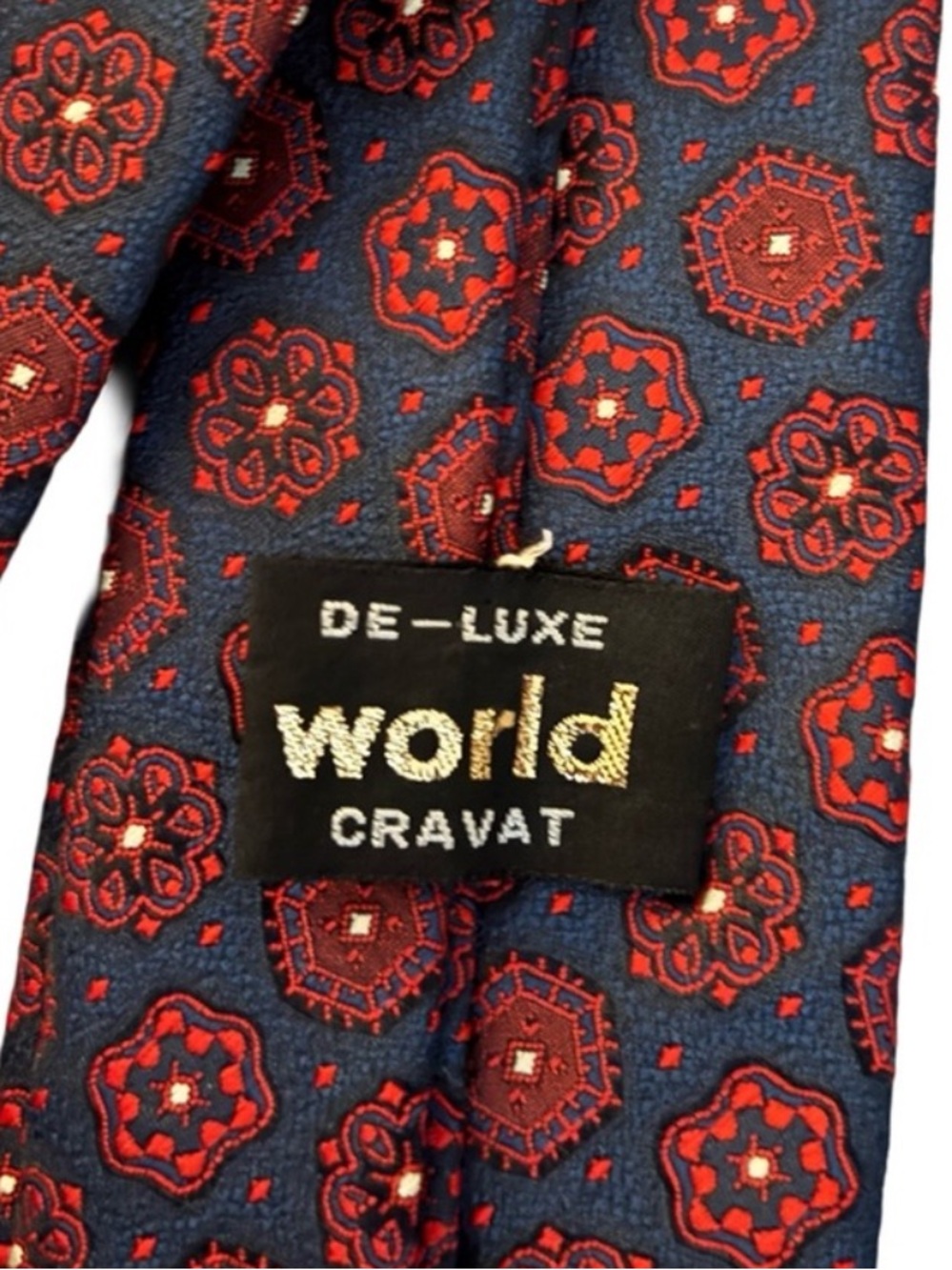 DE-LUXE WORLD CRAVAT vintage tie